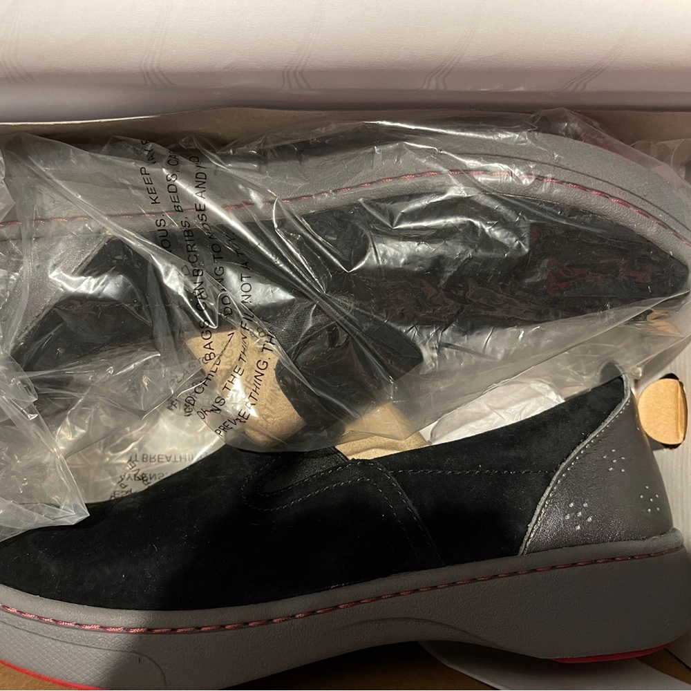 Dansko Shoes with Red and Gray Soles